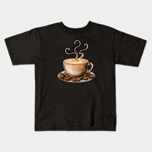coffee squad lover Kids T-Shirt